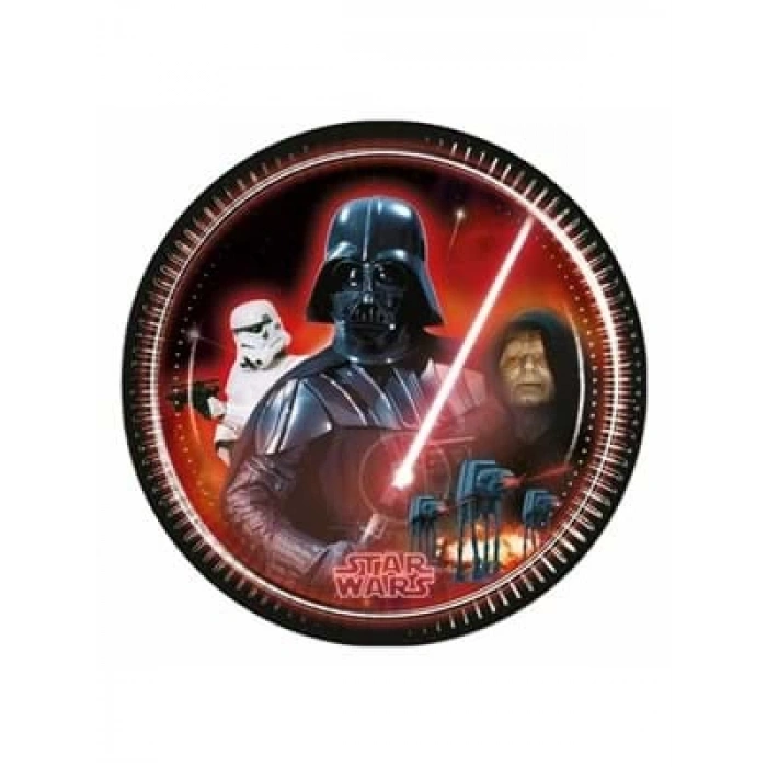 3E Grup - Nedi 23 Cm Karton Tabak Lisanslı 8 Li Star Wars 84466