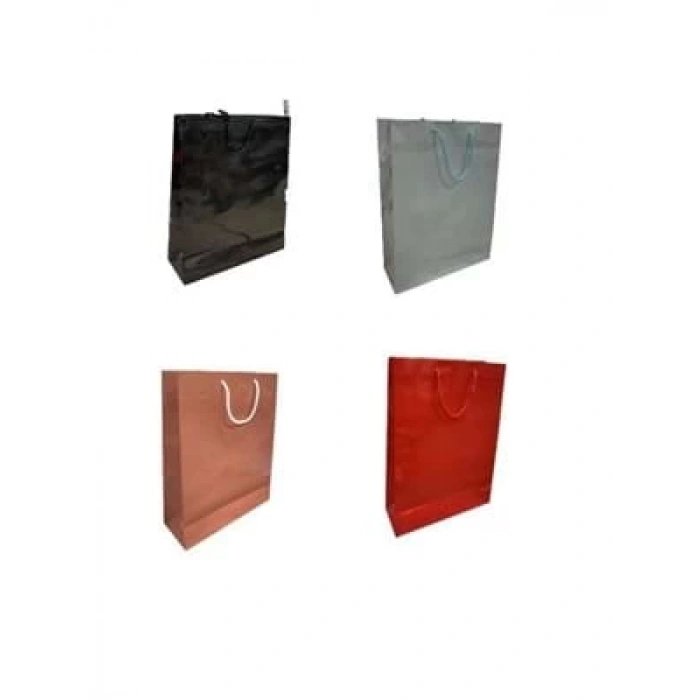 3E Grup - Nedi 35x42 Cm İp Saplı Selefonlu Karton Çanta