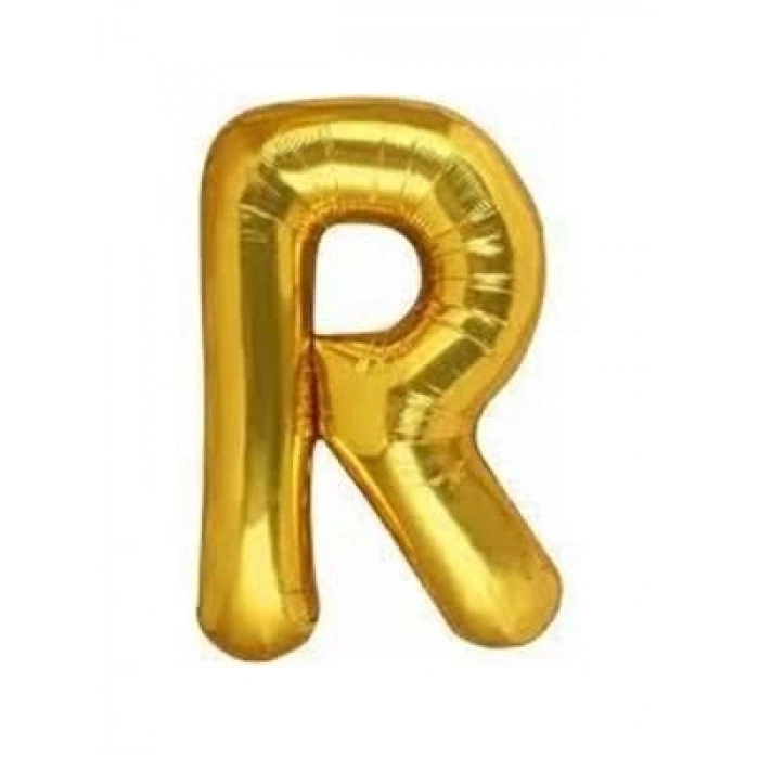3E Grup - Nedi 40 (102 Cm ) Folyo Balon Altın Harf