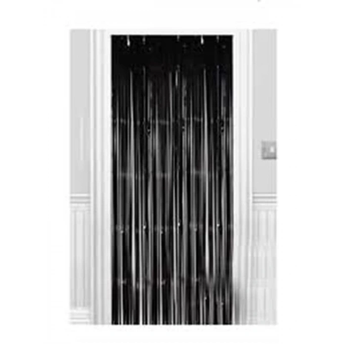 3E Grup - Nedi 75x275 Cm Funko Saçak Masa Süsü Siyah 275bl