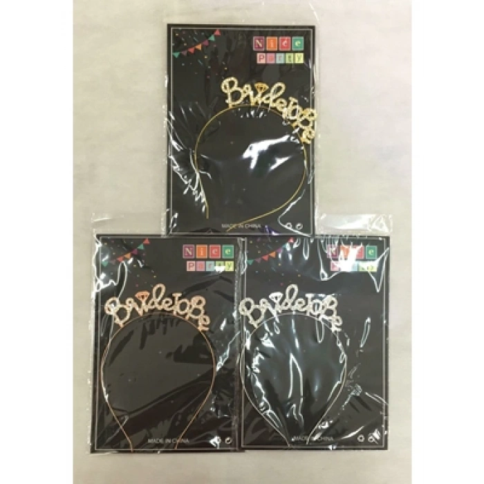 3E Grup - Nedi Bride To Be Metal Taç Pırlanta Taşlı 12477