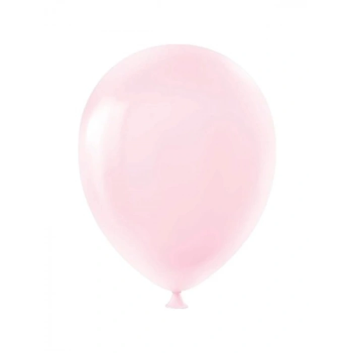 3E Grup - Nedi Düz Renk Balon 10lu Açık Pembe 12933