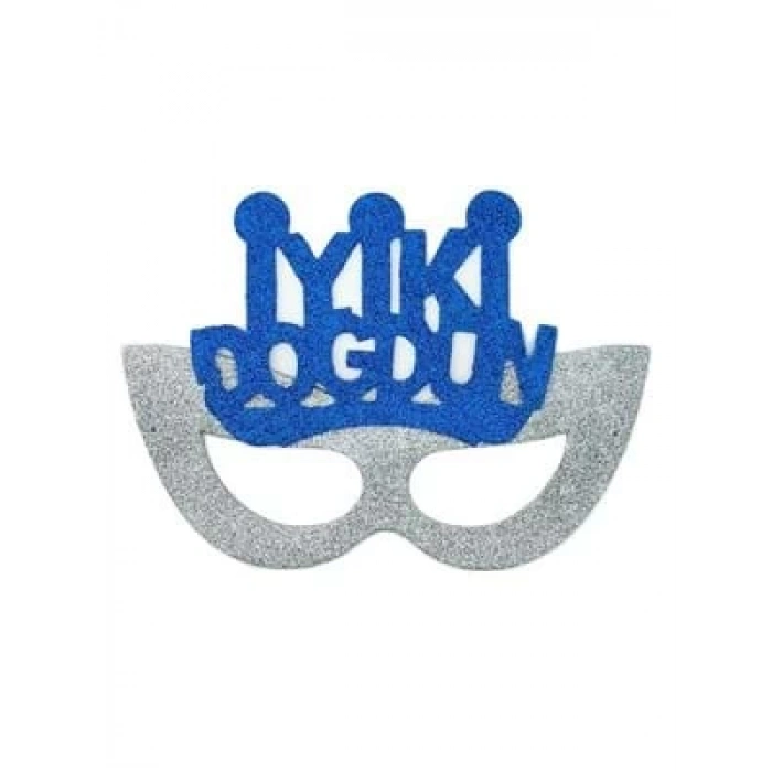 3E Grup - Nedi Gözlük Maske Renkli Simli 0177
