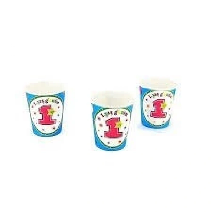 3E Grup - Nedi Karton Bardak 10 Lu 1 Yaş Mavi Tkb7402