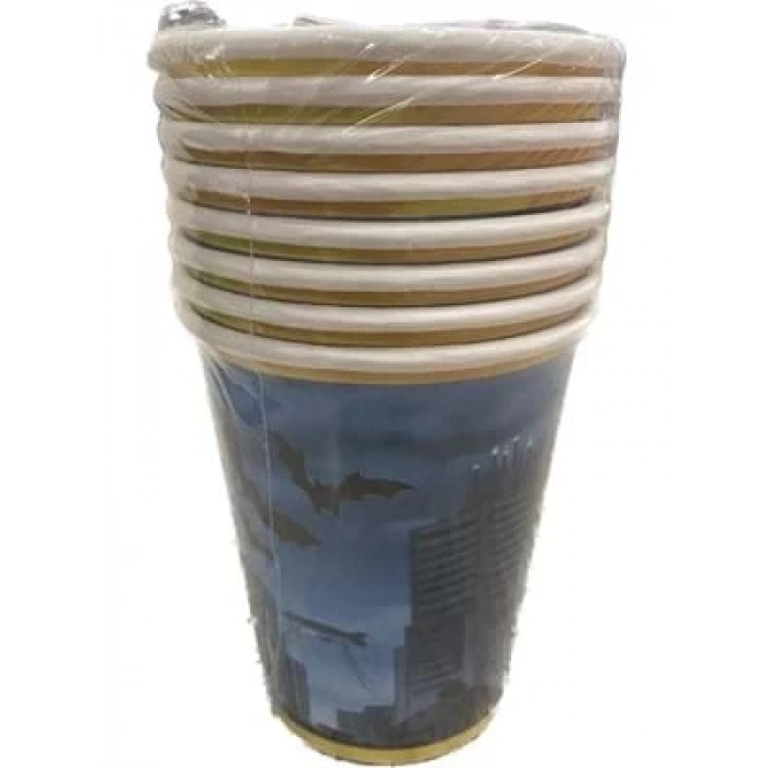 3E Grup - Nedi Karton Bardak 8li Kara Şövalye 18997