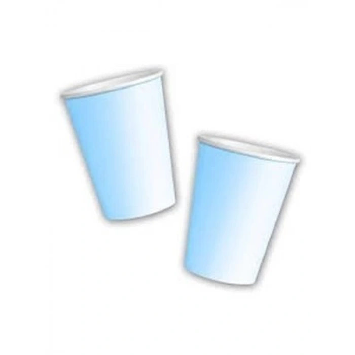 3E Grup - Nedi Karton Bardak 8li Makaron Mavi 84532