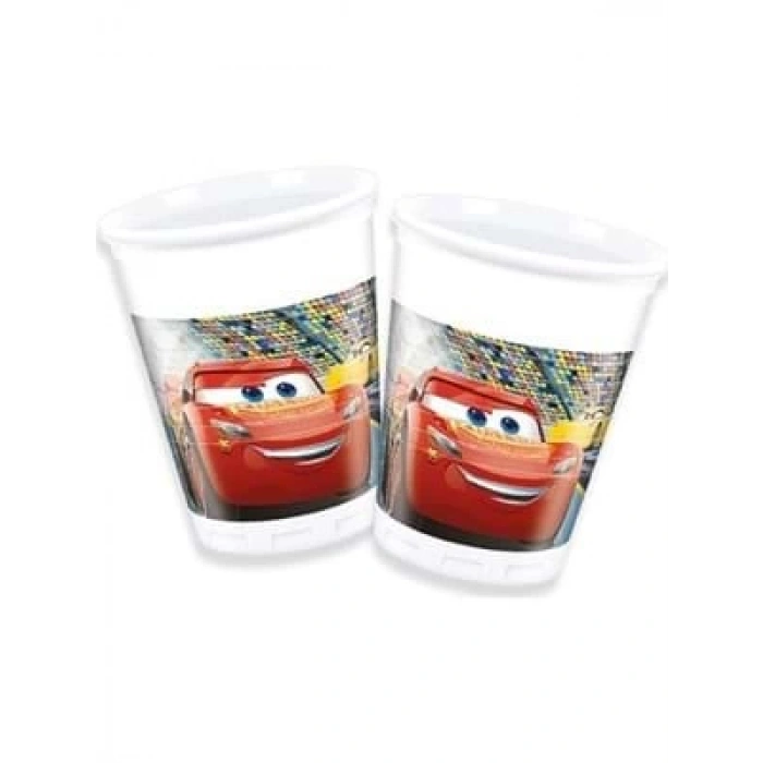 3E Grup - Nedi Karton Bardak Lisanslı 8 Li Cars 3 87798