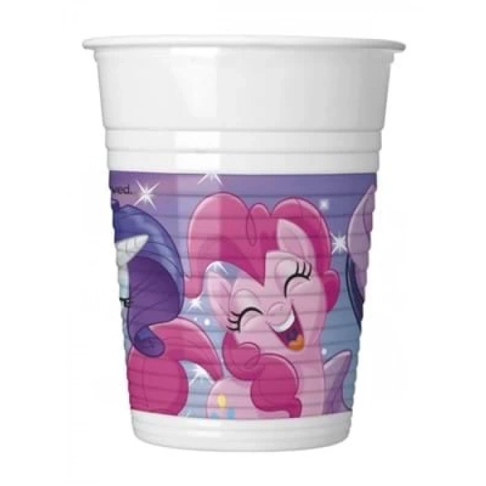 3E Grup - Nedi Karton Bardak Lisanslı 8 Li Pony And Frıends 88544