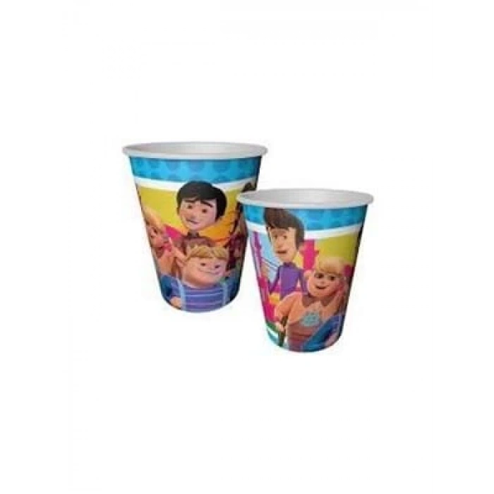 3E Grup - Nedi Karton Bardak Lisanslı 8 Li Rafadan Tayfa 55966