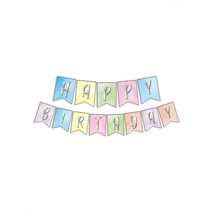 3E Grup - Nedi Kırlangıç Oynar Yazı happy Birthday Küçük Boy Makaron 63914