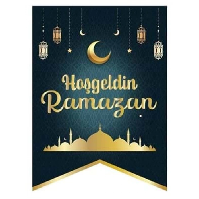 3E Grup - Nedi Kırlangıç Oynar Yazı Hoşgeldin Ramazan Altın Yaldızlı 00001