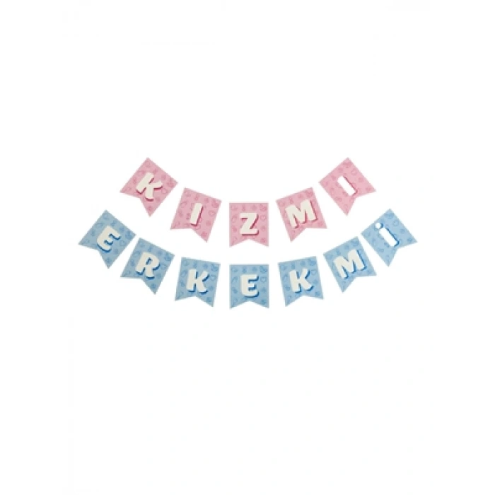 3E Grup - Nedi Kırlangıç Oynar Yazı kız Mı Erkek Mi Pembe-mavi 663240