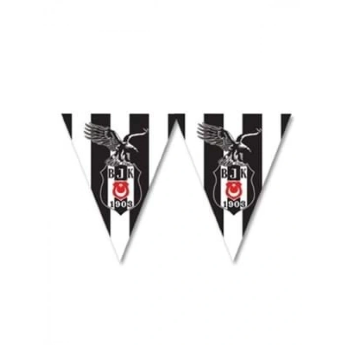 3E Grup - Nedi Lisanslı Üçgen Flama Beşiktaş Bjk1763