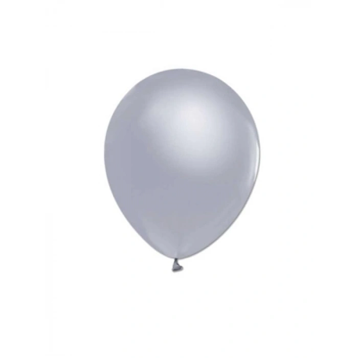 3E Grup - Nedi Metalik Balon 10lu Gümüş 12960
