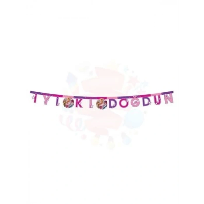 3E Grup - Nedi Oynar Karton Yazı İyiki Doğdun Prenses Ty11225