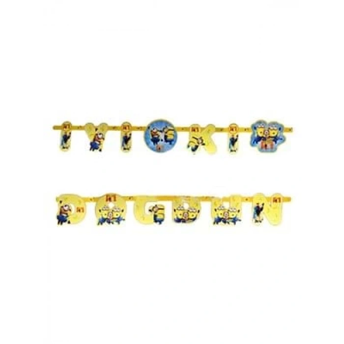 3E Grup - Nedi Oynar Karton Yazı Mınıon-çılgın Hırsız