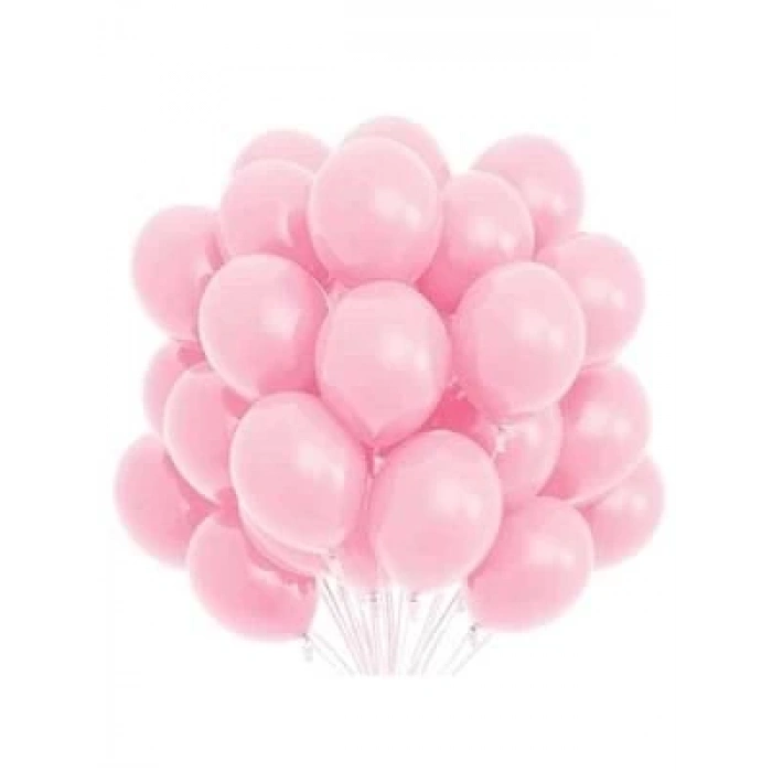3E Grup - Nedi Party Marty 12 Pastel Balon Pembe 20li 12125