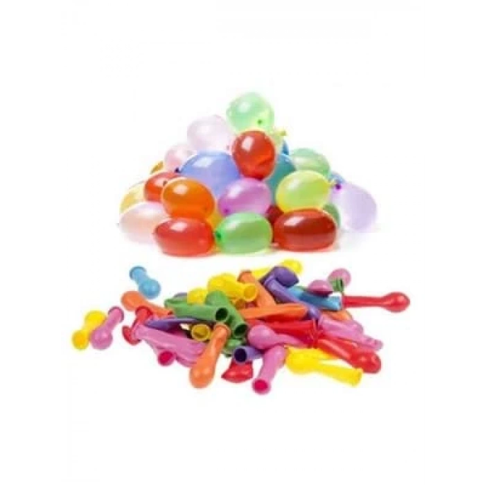 3E Grup - Nedi Party Marty Su Balonu Karışık Renk 50li Pm-12149