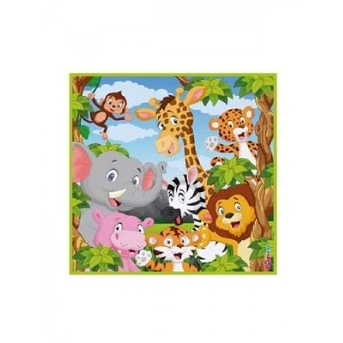 3E Grup - Nedi Peçete 16 Lı Safari Macerası 665520