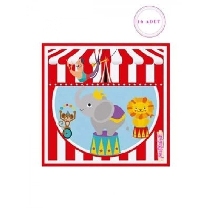 3E Grup - Nedi Peçete 16 Lı Sirk 53877