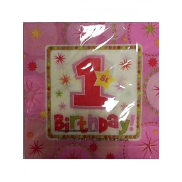 3E Grup - Nedi Peçete 20 Li 1 Yaş Pembe Tp7303