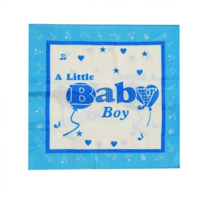 3E Grup - Nedi Peçete 20 Li Baby Mavi Tp7203