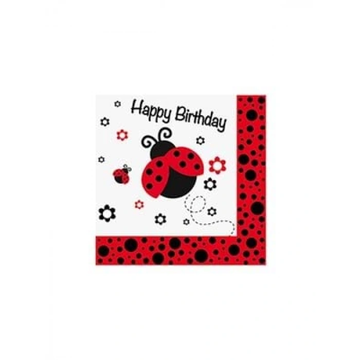 3E Grup - Nedi Peçete 20 Li Uğur Böcekli Tp7903