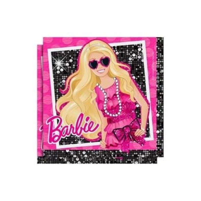 3E Grup - Nedi Peçete Lisanslı 16 Lı Barbie Sparkle 84192