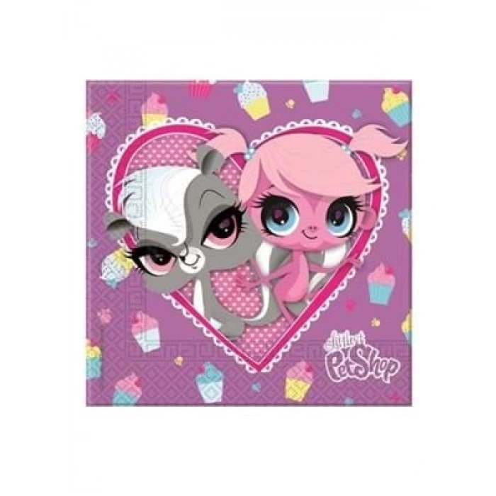 3E Grup - Nedi Peçete Lisanslı 20 Li Lıttlest Petshop 82233