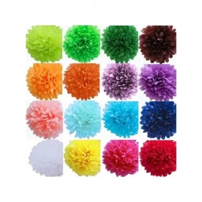 3E Grup - Nedi Pelur Kağıt Katlamalı Top Süs 6lı 21112