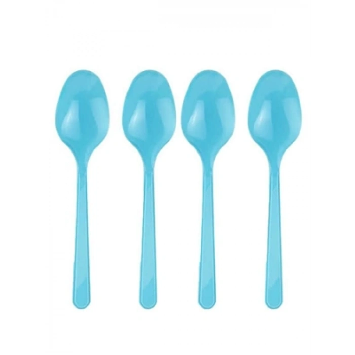 3E Grup - Nedi Plastik Kaşık 20li Mavi 07924