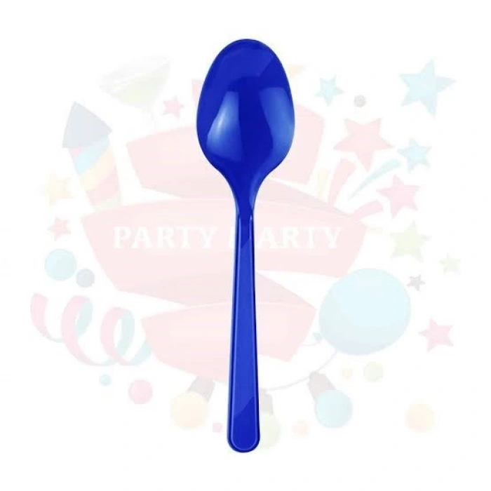 3E Grup - Nedi Plastik Kaşık 25li Lacivert 74347