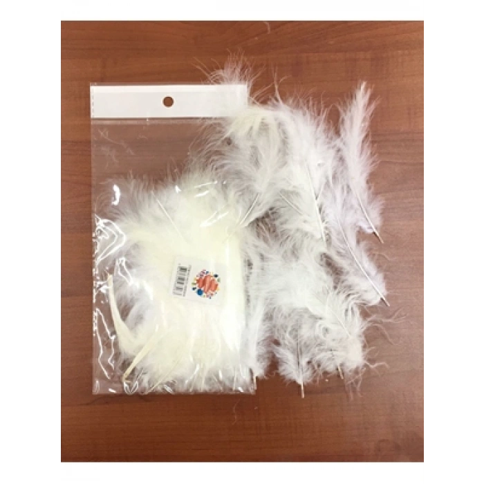 3E Grup - Nedi Renkli Tüy 50li Beyaz 56806w