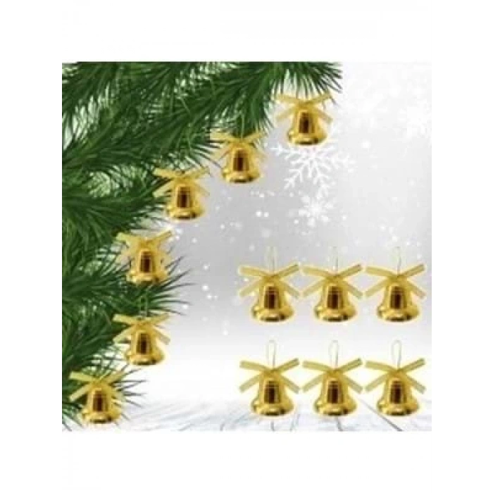 3E Grup - Nedi Yılbaşı Ağaç Süsü Çalmayan Çan 6lı As2-aaa5056