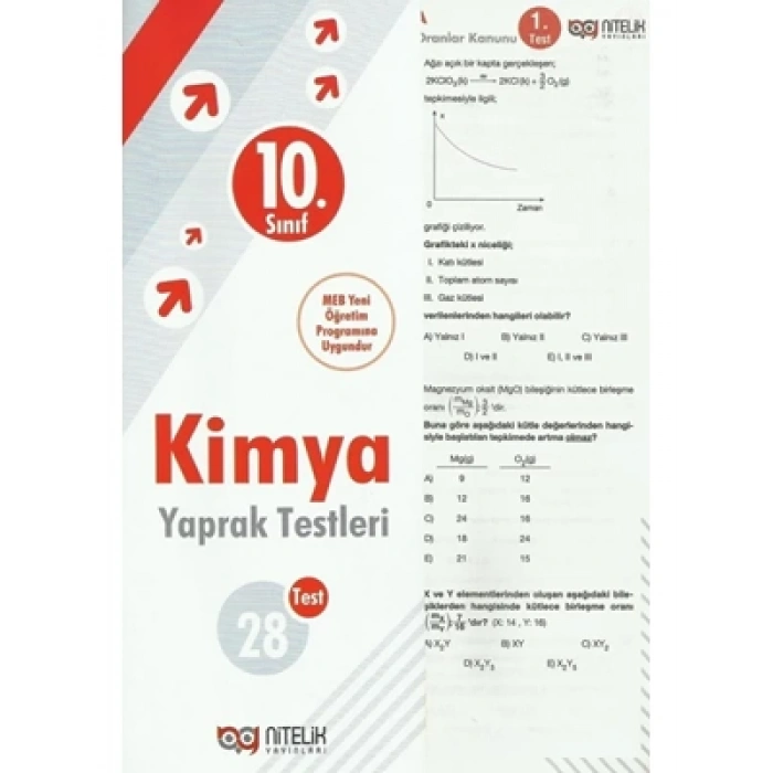 3E Grup - Nitelik Yay.-10.sınıf Kimya Yaprak Test 2223