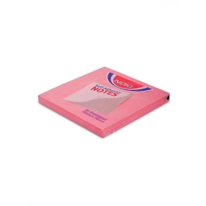 3E Grup - Noki Memo 75x75 Yapışkanlı Not Kağıdı Açık Pembe 12166