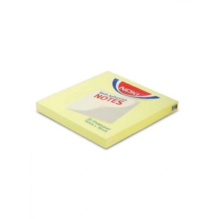 3E Grup - Noki Memo 75x75 Yapışkanlı Not Kağıdı Limon Sarı 12133