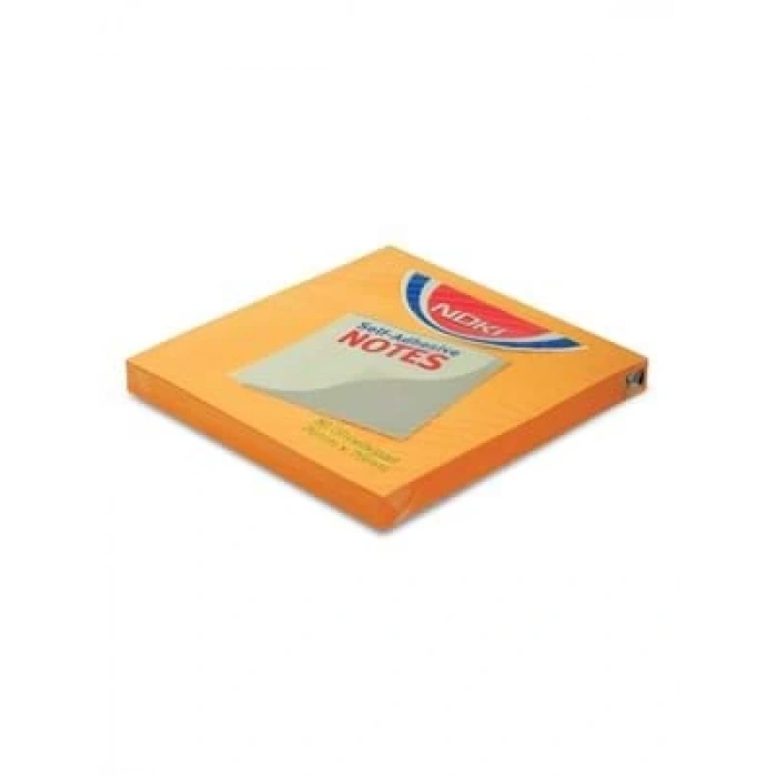 3E Grup - Noki Memo 75x75 Yapışkanlı Not Kağıdı Orange 12164