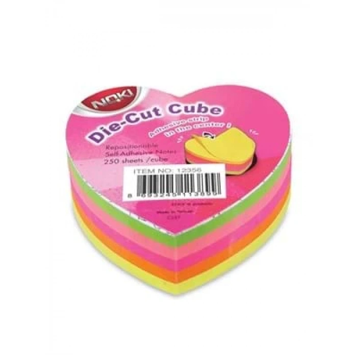 3E Grup - Noki Memo Yapış.not Kağıdı Kalp 12356