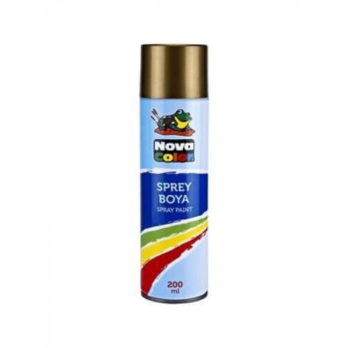 3E Grup - Nova Color 200 Ml Sprey Boya Altın Nc-811