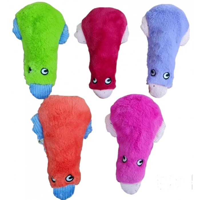 3E Grup - Ördek Peluş Kedi Köpek Oyuncağı 13 x 20 cm Çeşitli Renklerde