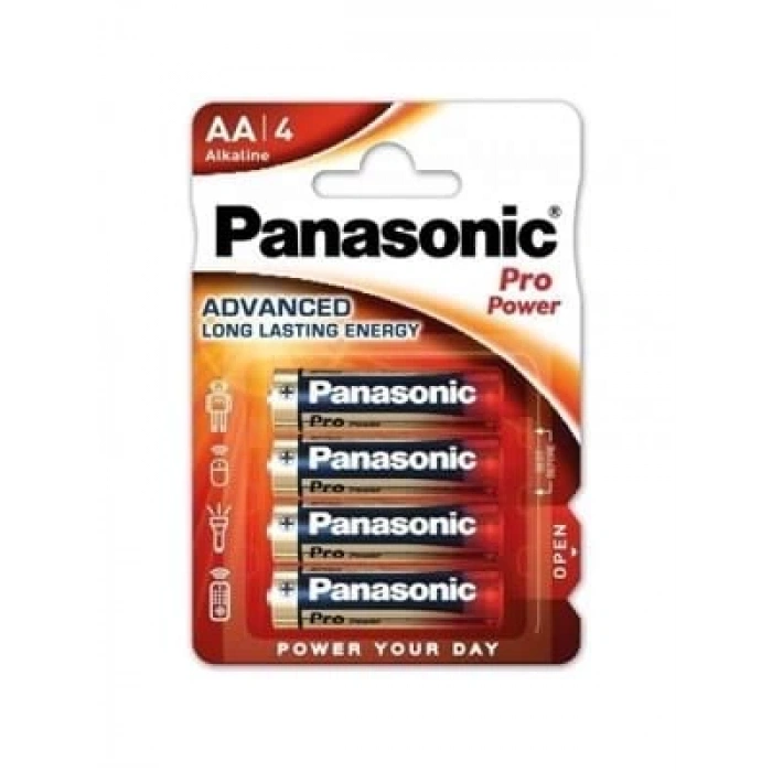 3E Grup - Panasonıc Aa 1.5v Pro Power Alkaline Pil 4 Lü