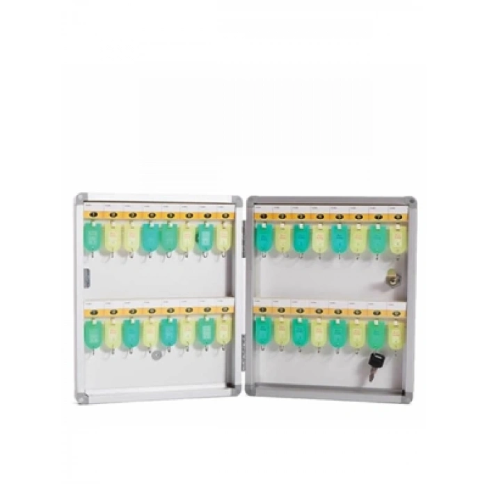 3E Grup - Panda (defelom) 280x60x485 Mm İthal Alüminyum Anahtar Dolabı 48 Lik H-1048