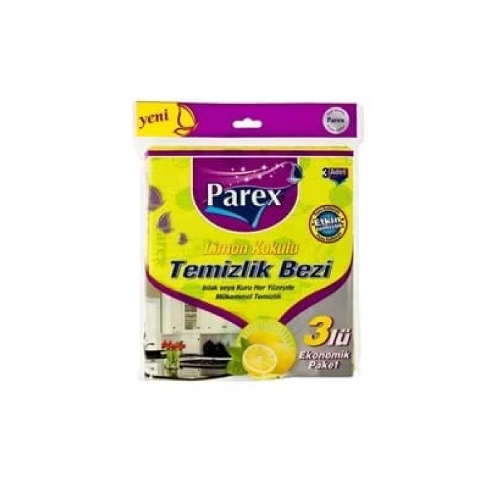 3E Grup - Parex Limon Kokulu Temizlik Bezi 3lü 1909747
