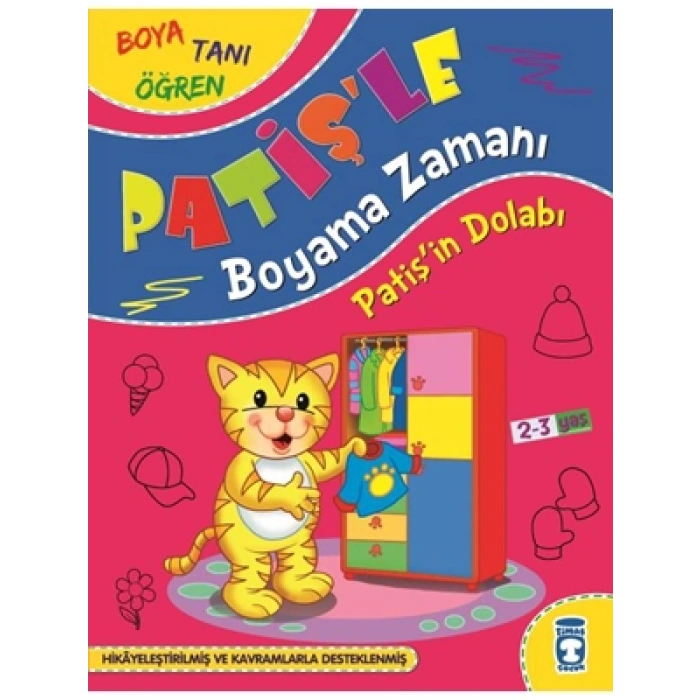 3E Grup - Patişle Boyama Zamanı- Patiş Evde Ne Yapıyor? - Timaş Yayınları