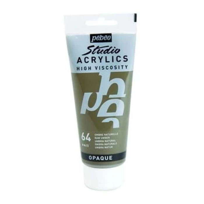 3E Grup - Pebeo 100 Ml Akrilik Boya Yüksek Yoğunluklu Toprak Rengi 64