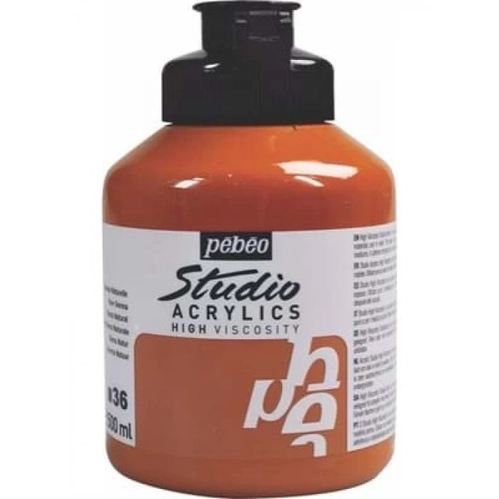 3E Grup - Pebeo 500 Ml Akrilik Boya Kahve 36