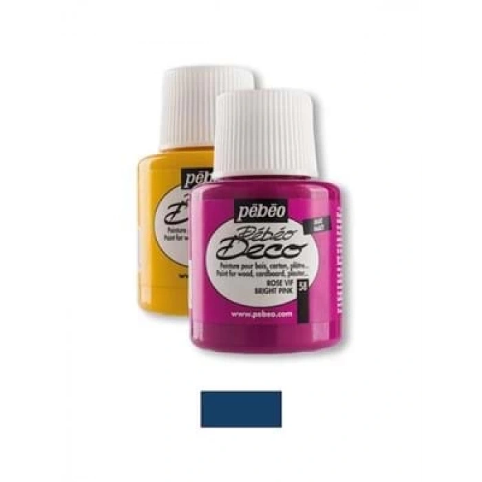 3E Grup - Pebeo Deco 110 Ml Ahşap Boyası Donanma Mavisi 79