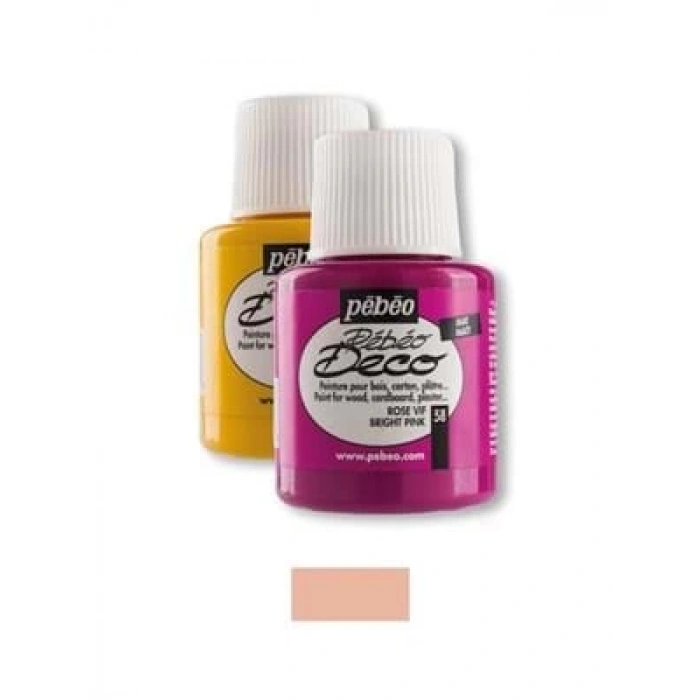3E Grup - Pebeo Deco 110 Ml Ahşap Boyası Somon 50