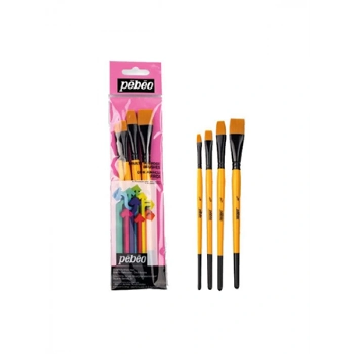 3E Grup - Pebeo Fırça Seti 4lü Set-10